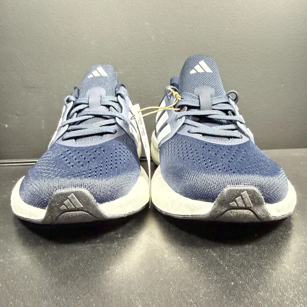 Adidas Men's Pureboost 23 IF2373 Navy Blue White Boost Sneakers‎ Size 6